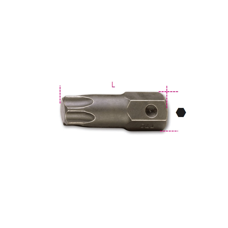 Inserti Macchina maschio per viti con impronta Torx® attacco 16 mm fosfatati Beta 727/ES16TX