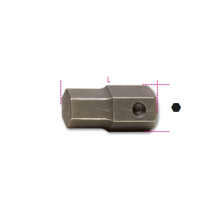 Inserti maschio Macchina esagonale attacco 22 mm fosfatati Beta 727/ES22