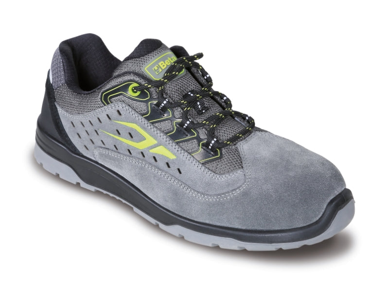 Scarpe in pelle scamosciata traforata con supporto di stabilità al tallone Beta 7317NA