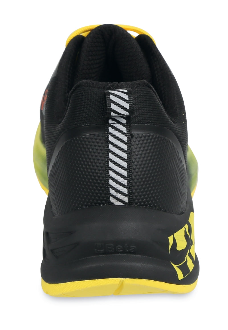Scarpe RENEGADE in tessuto intrecciato resistente e traspirante, dettagli gialli Beta 7341Y