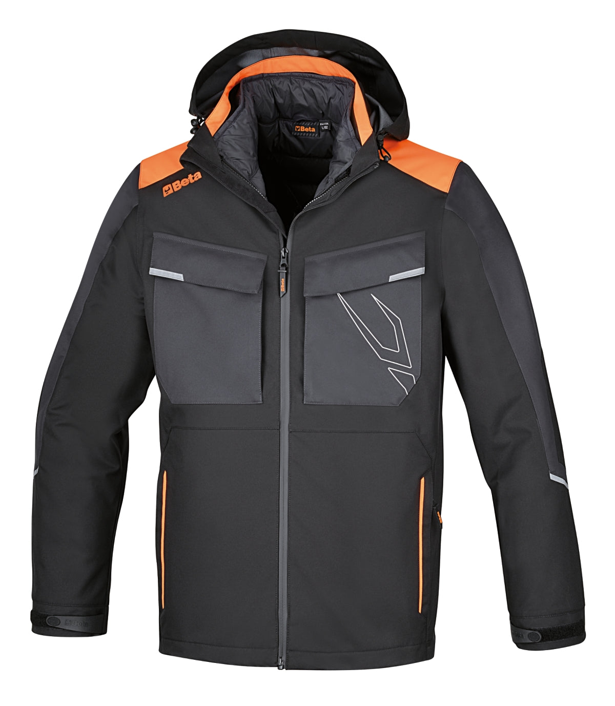 Giacca impermeabile 3 in 1, composta da giacca esterna e gilet removibile Beta 7569NG