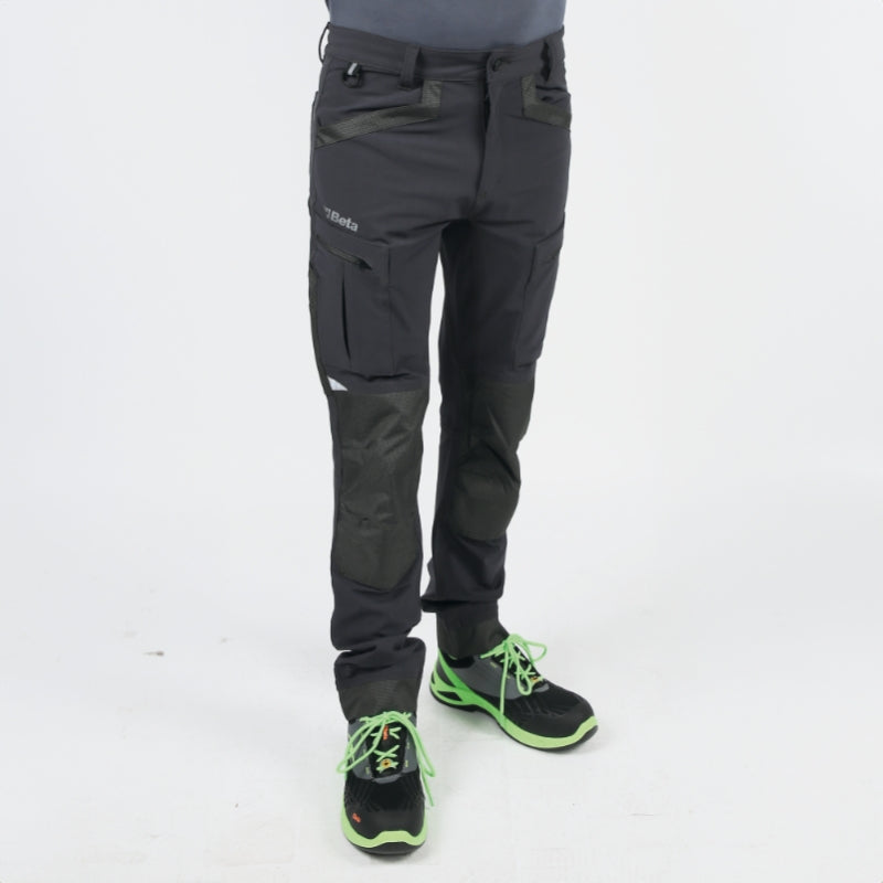 Pantaloni da lavoro multitasche elasticizzati in Graphene Beta 7640GG