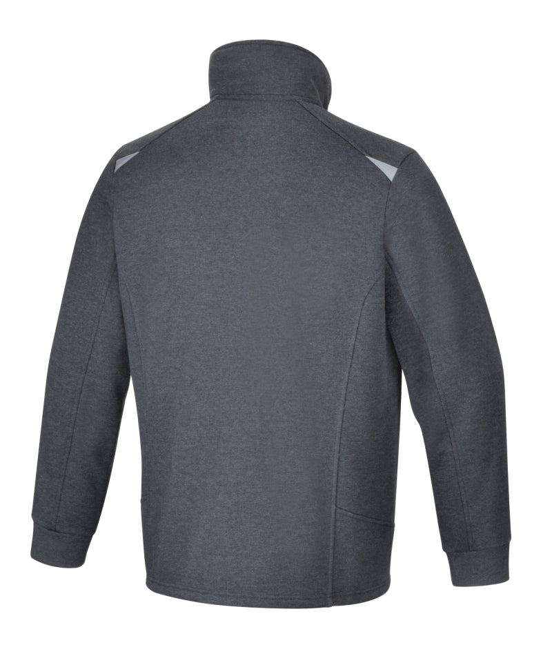 Felpa con zip lunga in graphene Beta 7644GG