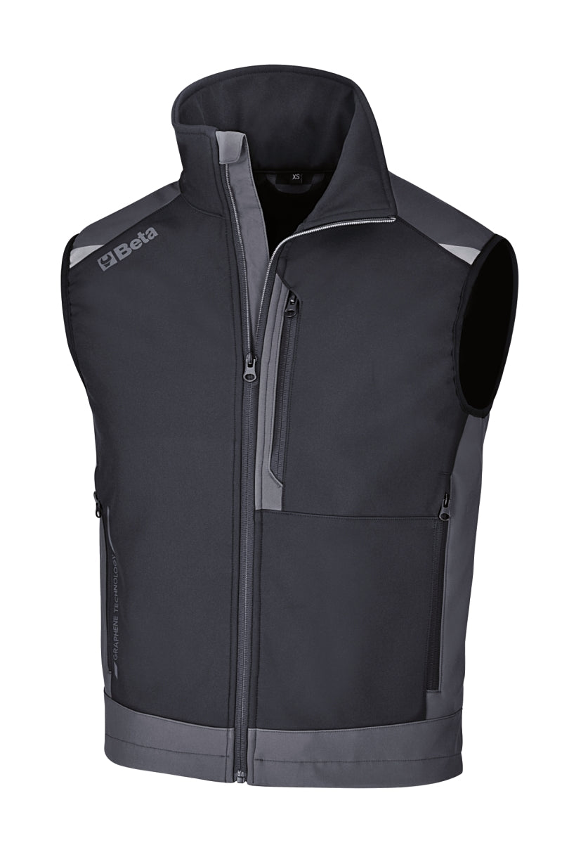 Gilet da lavoro softshell in graphene Beta 7647GG