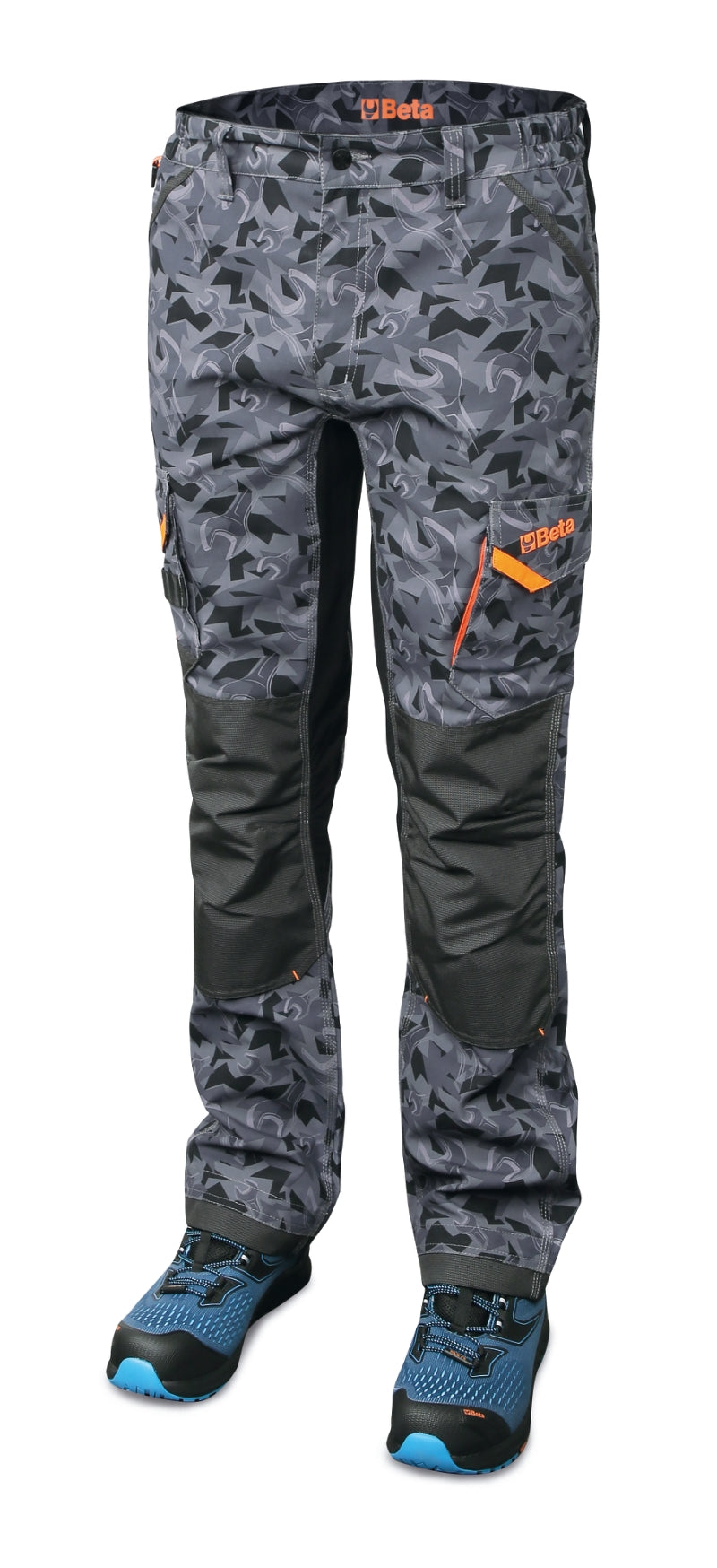 Pantaloni da lavoro multitasche con disegno camouflage esclusivo. Beta 7818CM