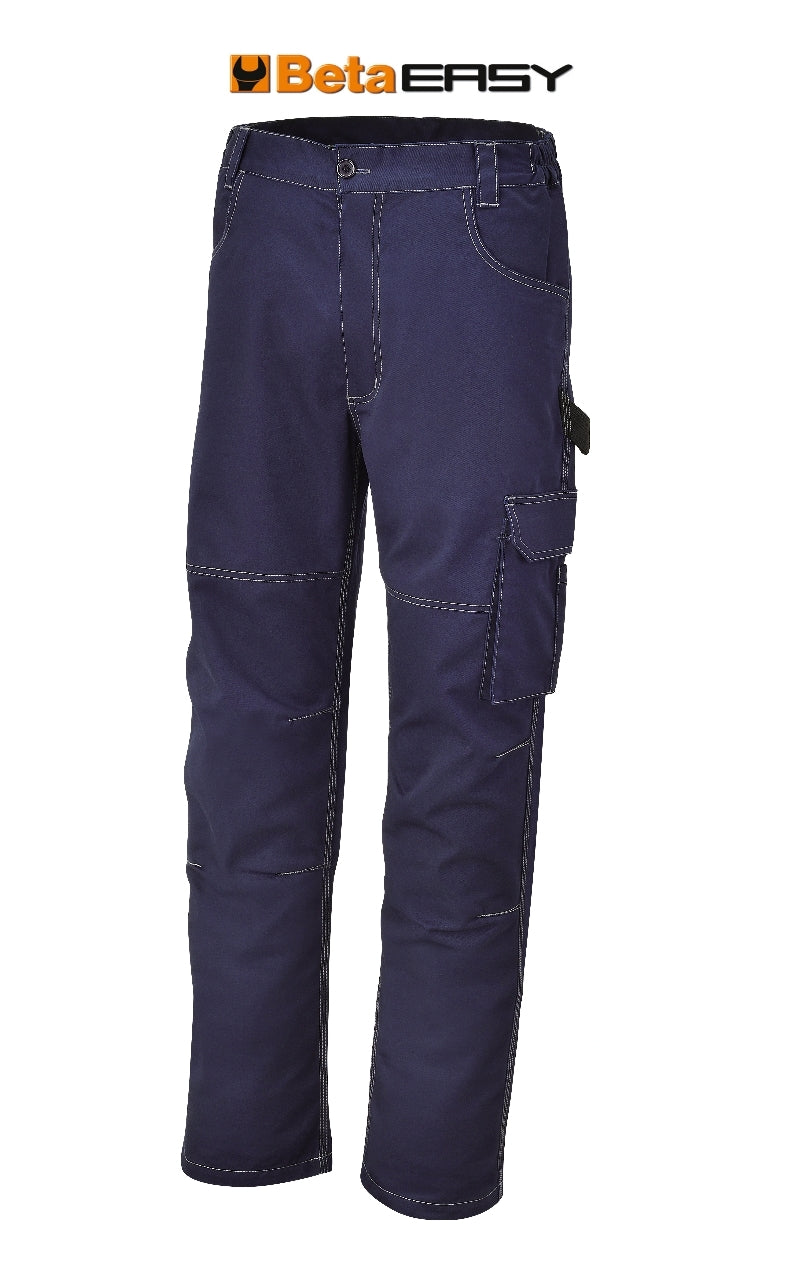 Pantaloni da lavoro in T/C twill 245 g, blu Beta 7840BL
