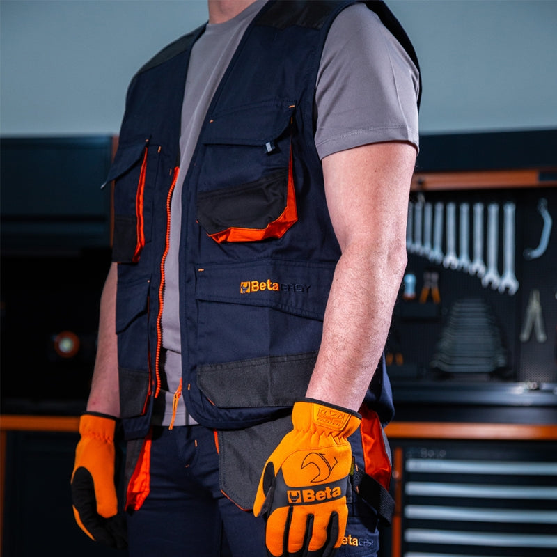 Gilet da lavoro Beta Easy leggero, blu Beta 7867B