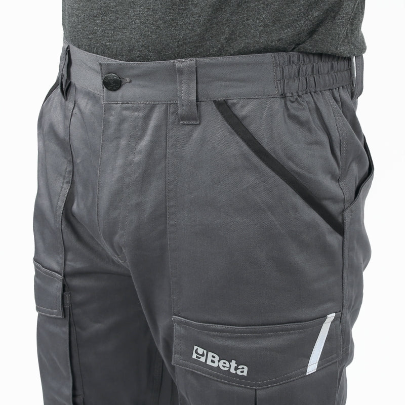 Pantaloni da lavoro in 100% cotone elasticizzato, comodi e resistenti Beta 7930MG