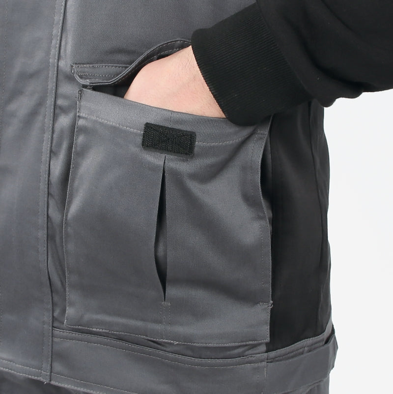 Gilet da lavoro grigio in 100% cotone, comodo e resistente Beta 7937MG