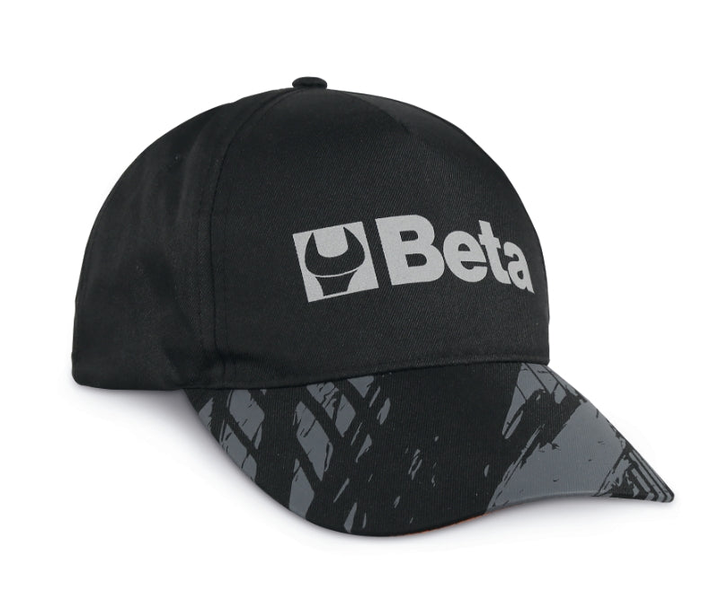 Cappellino Beta nero, design classico con visiera curva Beta 7982N