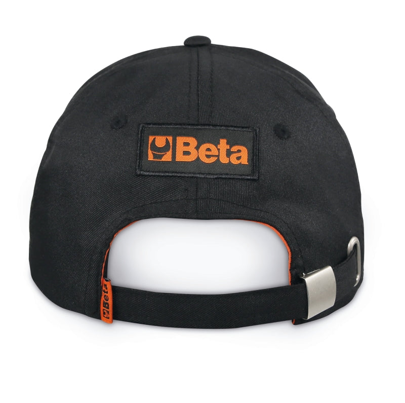 Cappellino Beta nero, design classico con visiera curva Beta 7982N