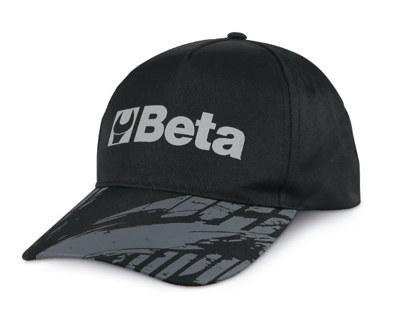 Cappellino Beta nero, design classico con visiera curva Beta 7982N