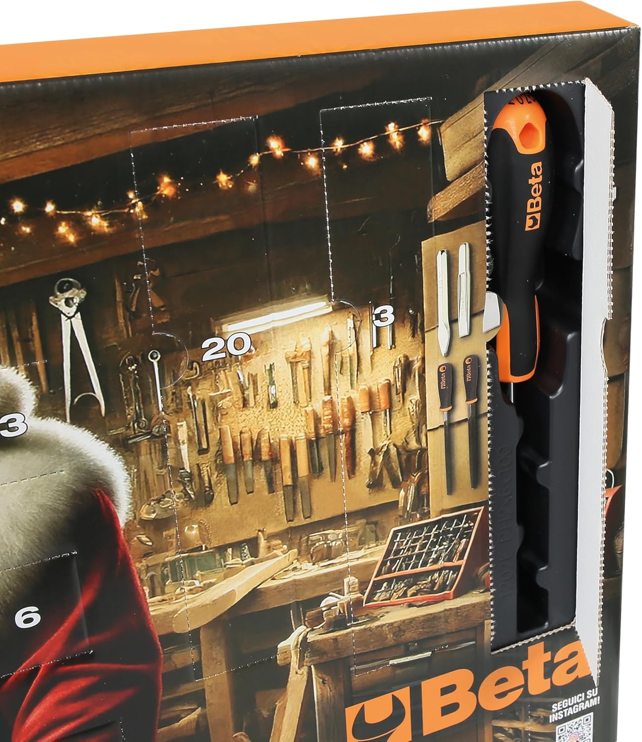 Calendario dell' avvento Beta Utensili con set 24 utensili