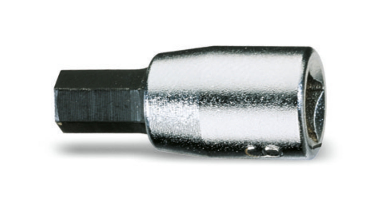 Chiavi a bussola a mano maschio esagonale con attacco quadro femmina 1/4" cromate - inserti bruniti Beta 900PE/AS