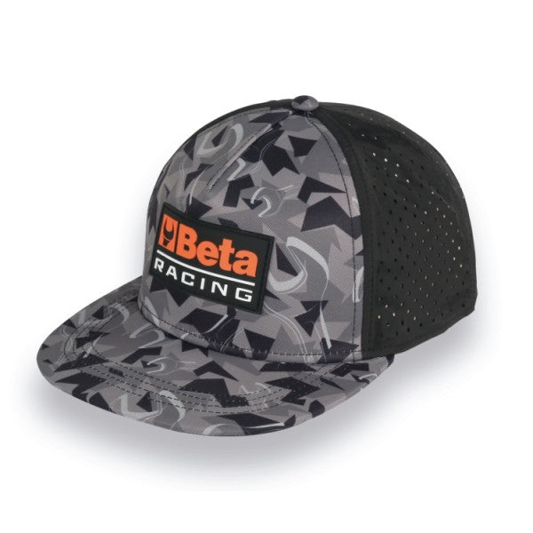 Cappellino Beta racing camouflage con visiera piatta Beta 9525CM