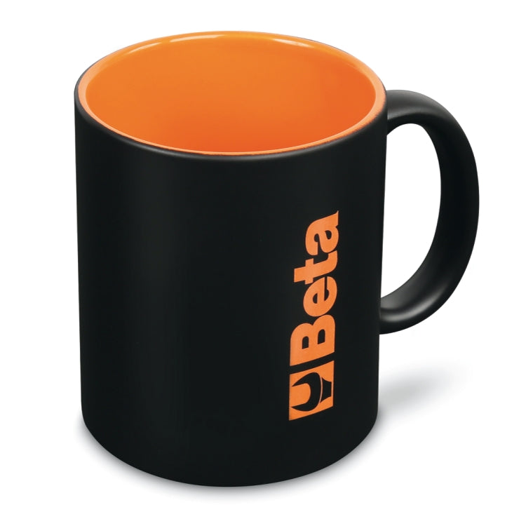 Tazza in ceramica nera con logo BETA laserato Beta 9527T