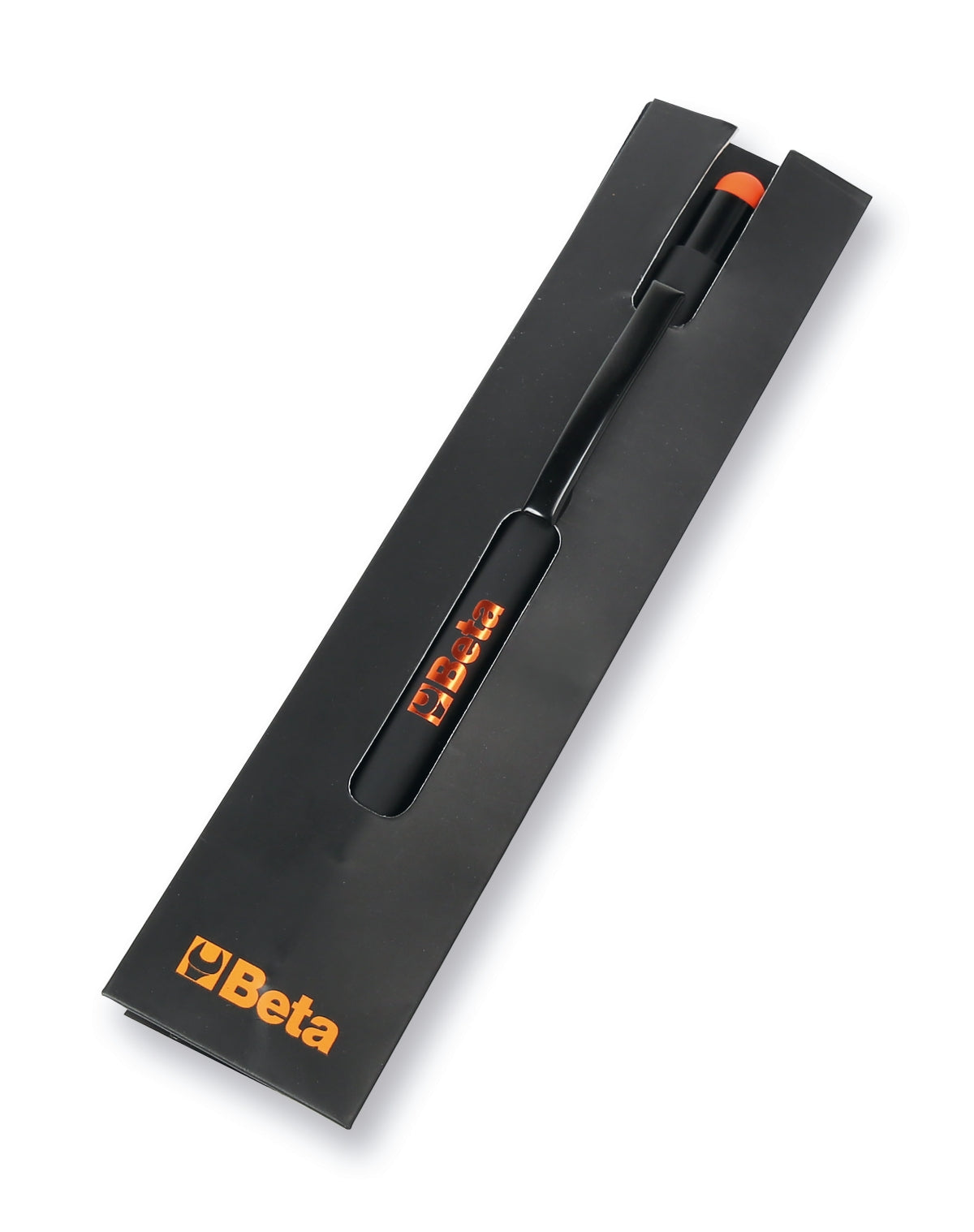 Penna in alluminio nero con gommino touch screen Fornita in astuccio singolo Beta 9592AC