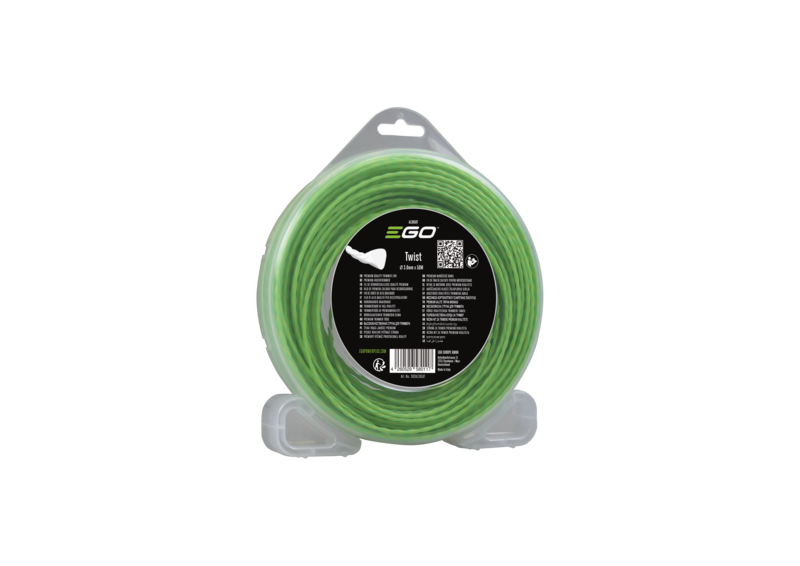 FILO RITORTO SILENZIATO DA 50 M E 3,0 MM (GIALLO/VERDE) Ego AL3050T