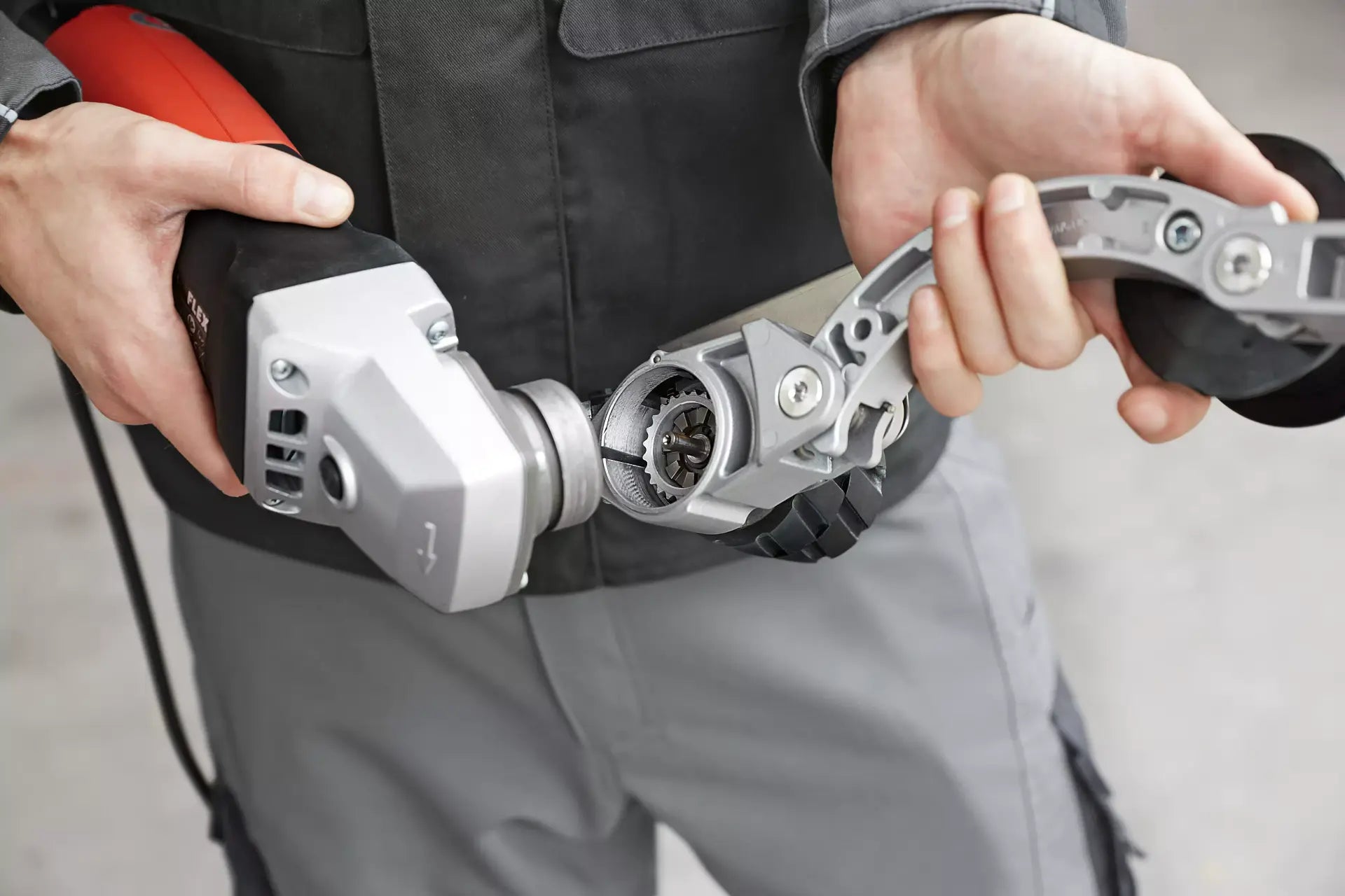 Levigatrice a nastro per tubi TRINOXFLEX in kit FLEX BRE 14-3 125 Set