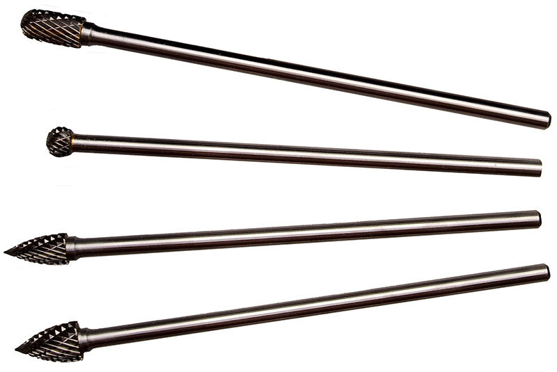 SET 4 PEZZI, FRESE HSS EXTRALUNGHE BGS101