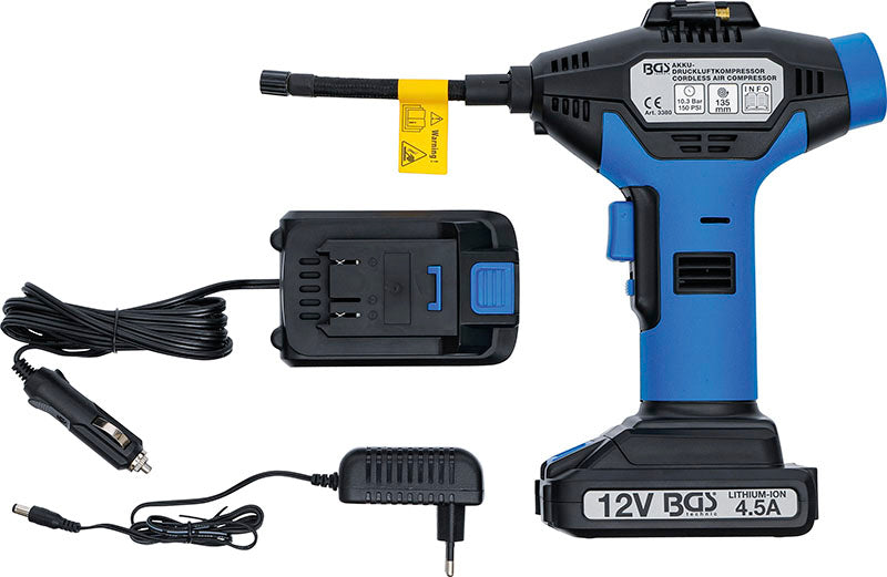 COMPRESSORE PORTATILE, A BATTERIA BGS BGS3380