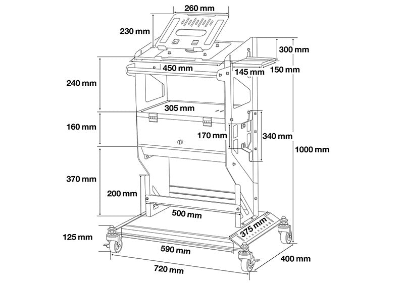 CARRELLO PER DIAGNOSI BGS4237