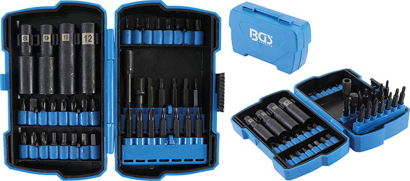 SET 42 PEZZI INSERTIE BUSSOLE 1/4 3/8 BGS4810