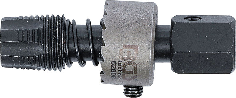 UTENSILE PER LA PULIZIA DELLE FILETTATURE DELLE CANDELE, CON TAGLIENTI PER LA SEDE DELLA GUARNIZIONE,M14 X 1,25 BGS62608