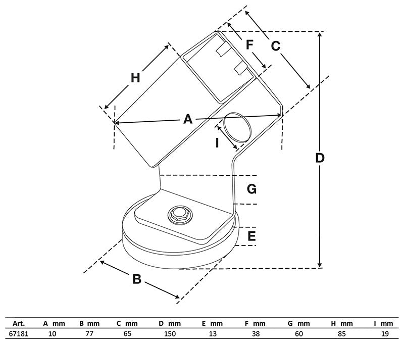 SUPPORTO MAGNETICO PER TORCIA DI SALDATURA BGS67181