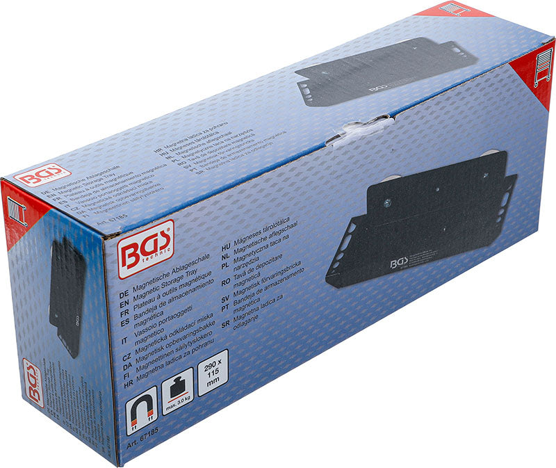 VASSOIO MAGNETICO, CON SUPPORTO PER CACCIAVITI LATERALE BGS67185