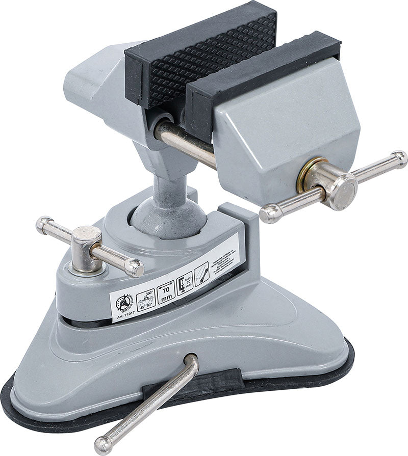Olympia Tools Morsa Da Banco 10,2 Cm – Serie Workshop, Apertura Ganasce 5,1 Cm, Incudine E Base Girevole 270°, Per Officina E Fai-da-te