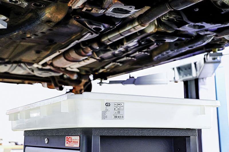 VASCHETTA DI RACCOLTA, CON BECCUCCIO, BIANCA, 50 L BGS74261