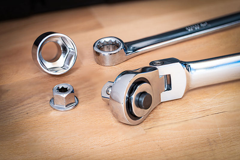 SET 27 PEZZI, CHIAVI A DOPPIO ANELLO, CON CRICCHETTO SNODATO, EXTRA LUNGHE BGS74274