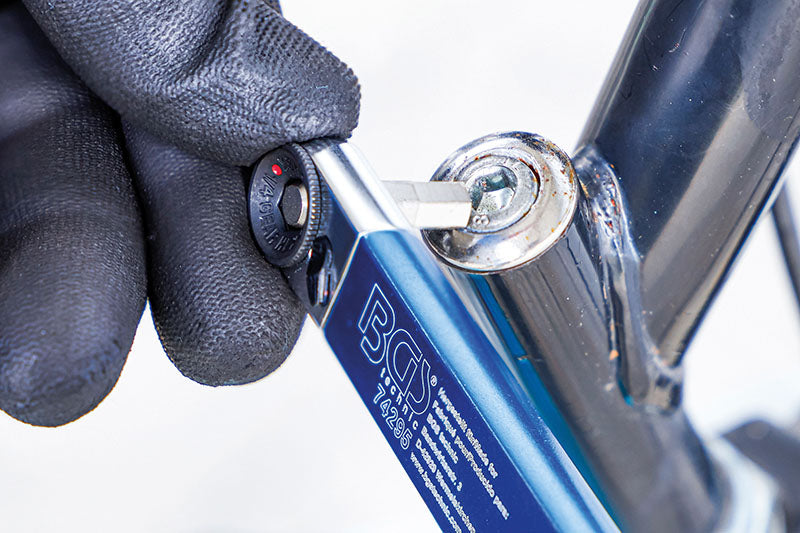 SET 9 PEZZI, CHIAVE DINAMOMETRICA, ATTACCO ESAGONALE 1/4”, 2 - 10 NM, CON SET DI INSERTI BGS74295