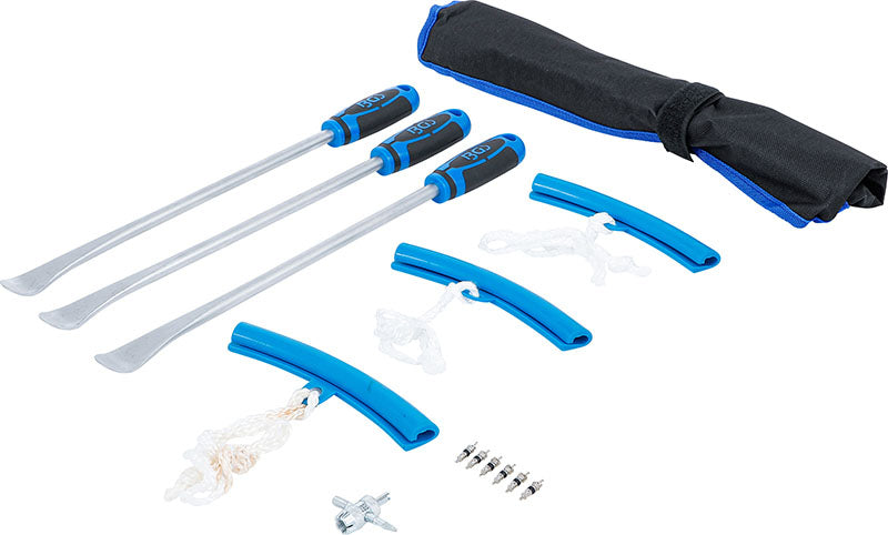 SET 13 PEZZI, LEVE PER PNEUMATICI E PROTEZIONI BORDI, PER MOTOCICLI BGS74447