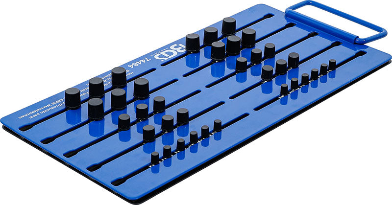 PIASTRA MAGNETICA, CON IMPUGNATURA, PER 36 BUSSOLE ATTACCO 1/4", 3/8" E 1/2" BGS74484