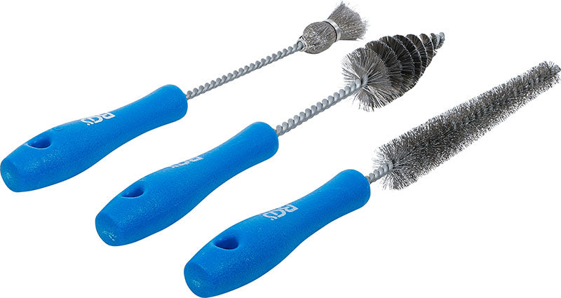 SET 3 PEZZI, SPAZZOLE PER LA PULIZIA DEGLI INIETTORI DIESEL BGS74575