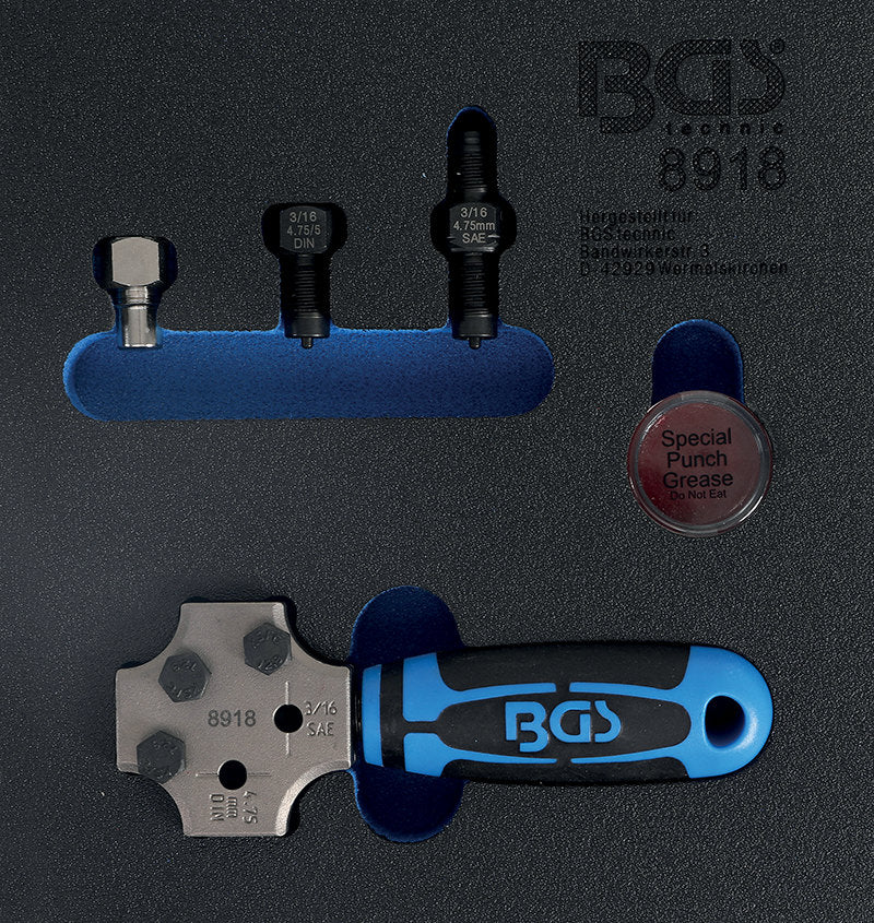 MODULO PER CARRELLO con SVASATORE 4,75 MM & 3/16” BGS8918