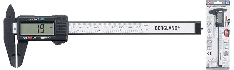 CALIBRO A CORSOIO CON DISPLAY DIGITALE, 150 MM BGS91931