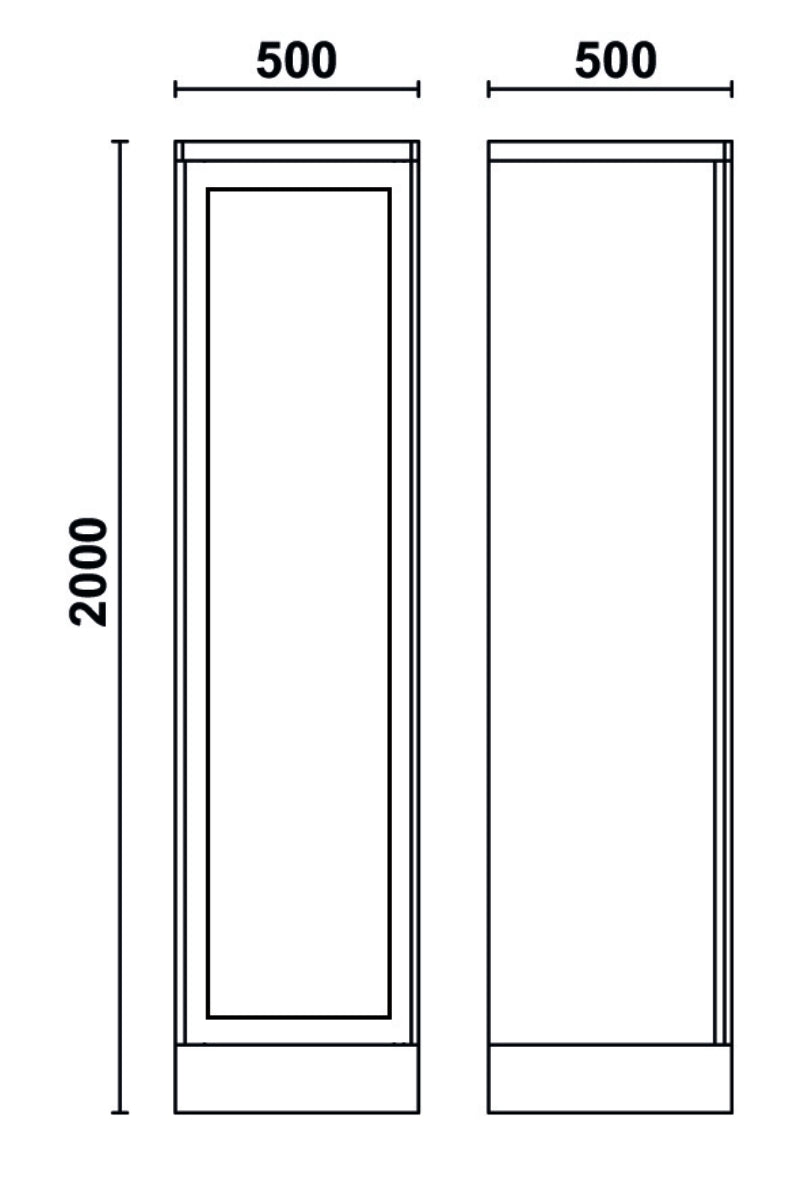 Armadio in lamiera con anta trasparente in policarbonato per arredo officina RSC55 Beta C55AT1