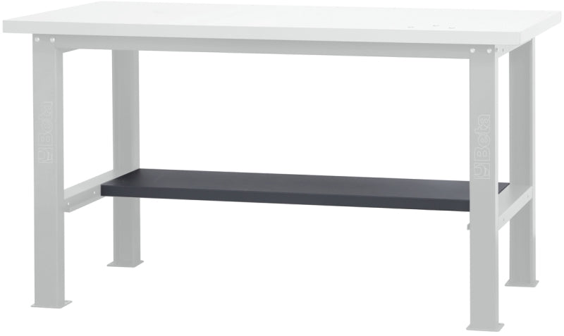Banco da lavoro semplice con piano in legno, lunghezza 1,6 m Beta C58BC-W1,6