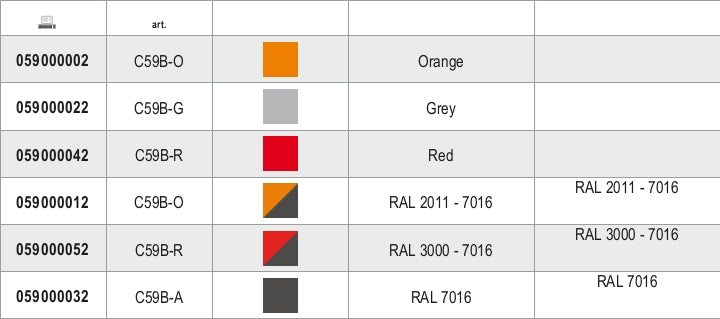 Banco da lavoro "Endurance" con 2 cassettiere da 6 cassetti Beta C59B