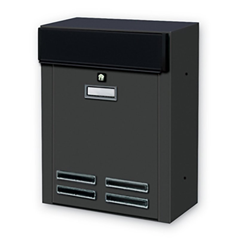 Cassetta postale Alubox MAGNUM Ritiro Frontale COLOR GHISA