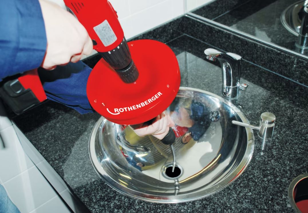 Apparecchio sturatore manuale ed elettrico ROSPI 10 H+E Plus 10 MT.   ROTHENBERGER