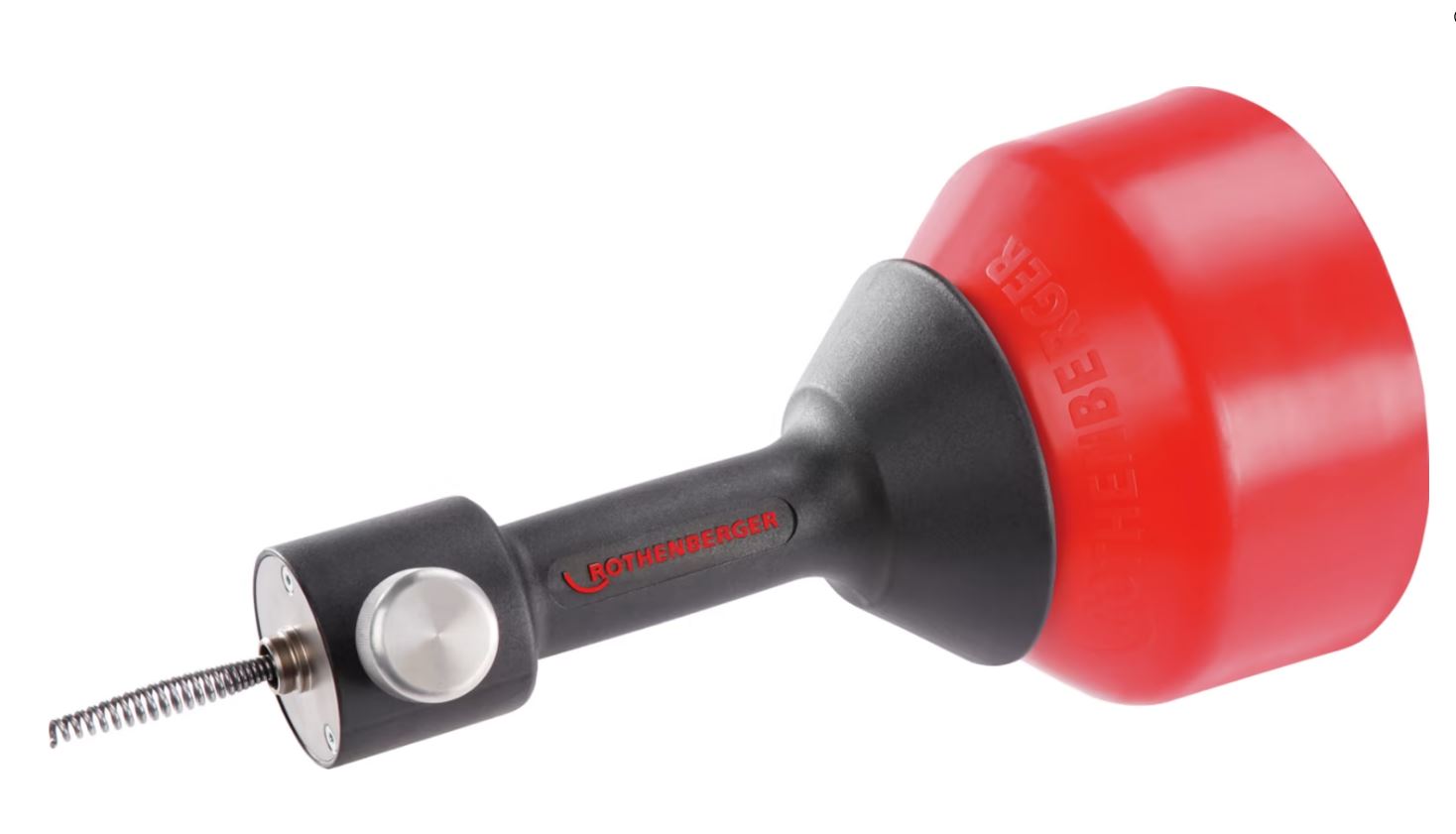 Apparecchio sturatore elettrico AUTOMATICO  ROSPIMATIC CL, unità base con spirale a bulbo da 8mmx7,5m   ROTHENBERGER