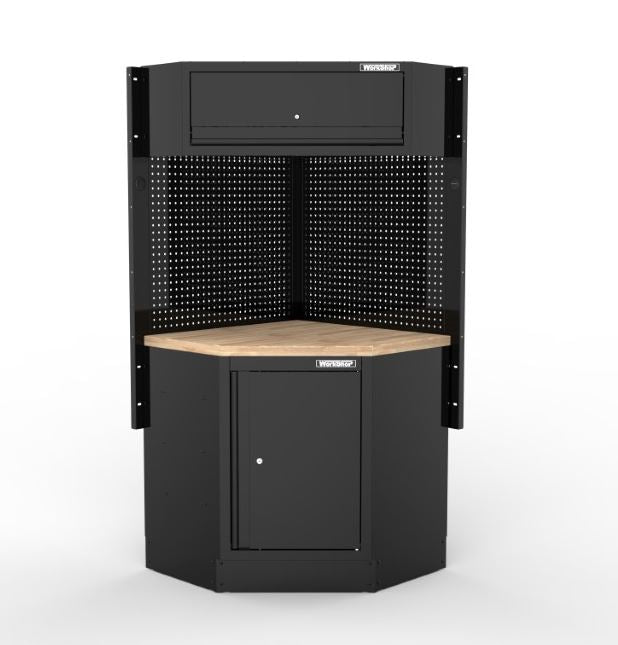 Mobile Angolare Arredo Officina Workshopitaly MPS Total Black legno