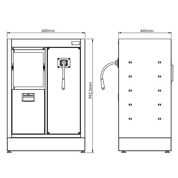 Modulo aria portacarta Arredo Officina Fasano Tools FG 116V/68C