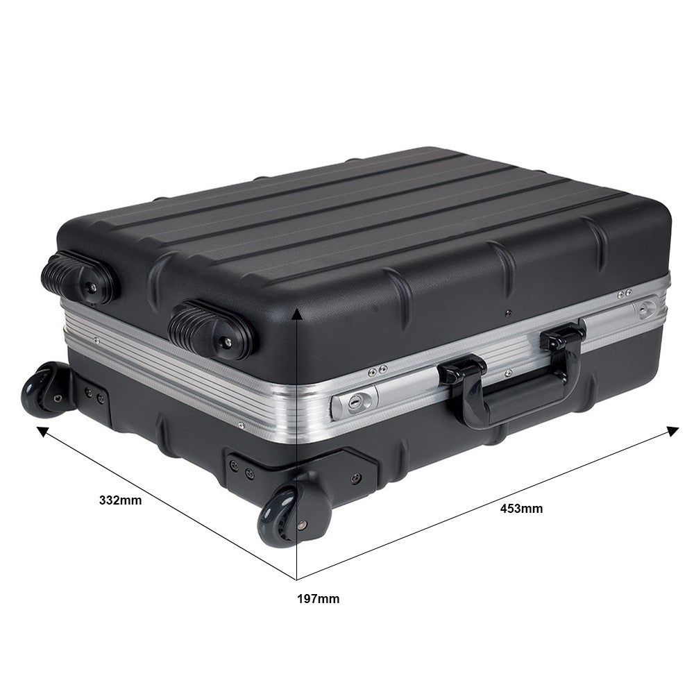 VALIGIA PORTA-UTENSILI IN ABS TERMOFORMATO, DOTATA DI SISTEMA TROLLEY Fasano FG 117/A