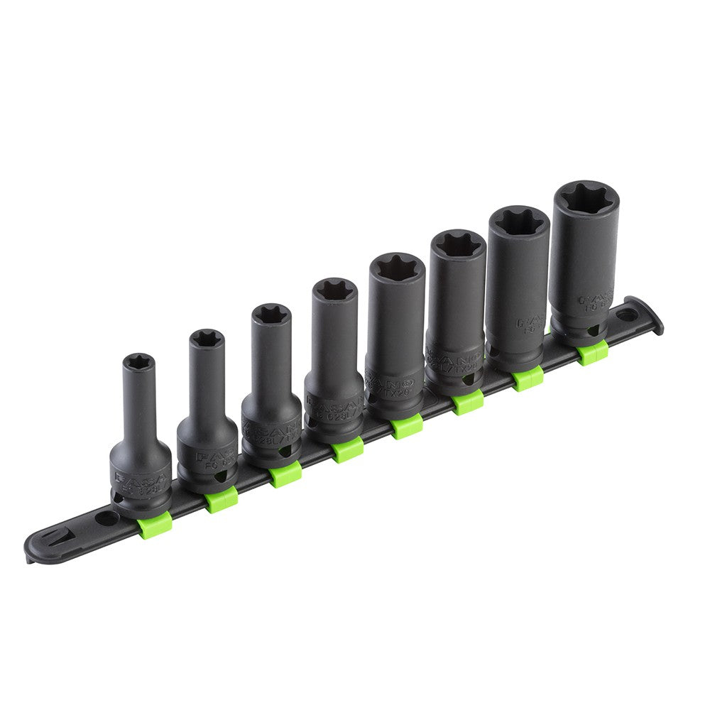 SET CHIAVI A BUSSOLA RINFORZATE TORX Fasano FG 628L/TXS8