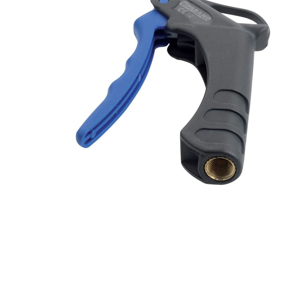 Pistola di soffiaggio con corpo in ABS e sede filettata in rame- canna corta Fasano FGA 416